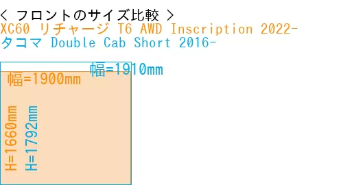 #XC60 リチャージ T6 AWD Inscription 2022- + タコマ Double Cab Short 2016-
